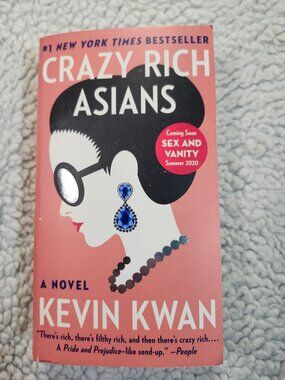 Crazy Rich Asians Kevin Kwan Paperback Seal Books Fiction Novel Used